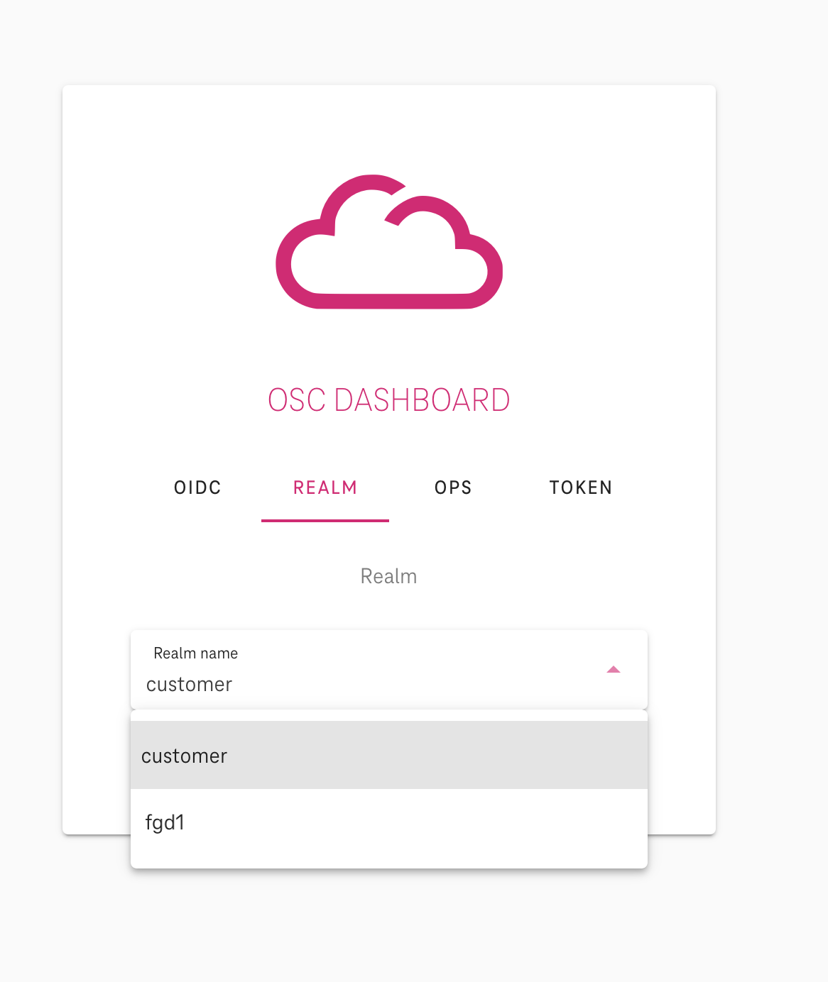 OIDC-login-realm
