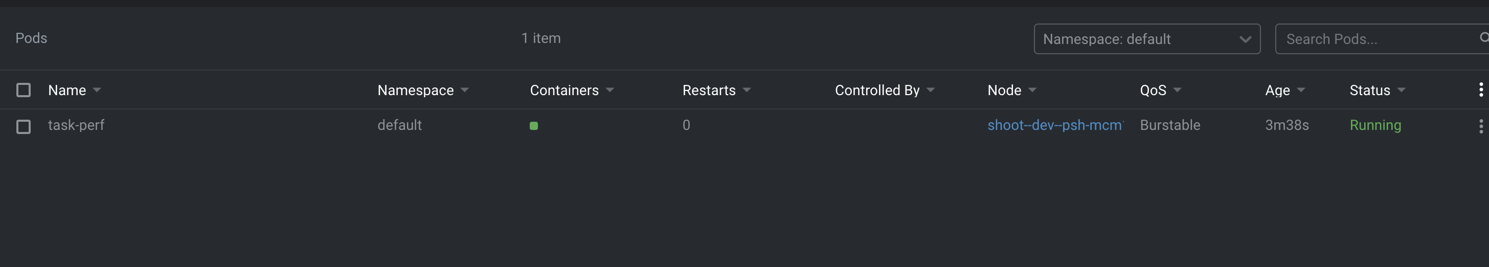 pod is scheduled